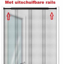 Telescopisch vliegengordijn uitschuifbaar tot 100cm